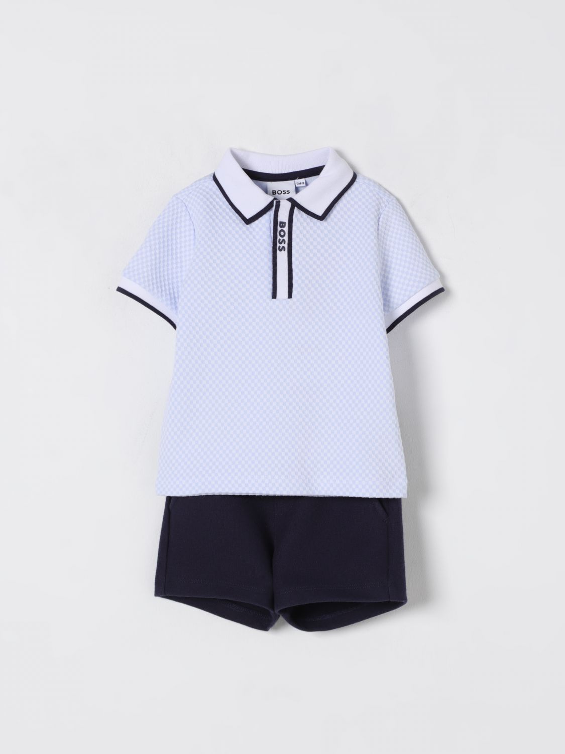 Boss Jumpsuit Kids Gnawed Blue