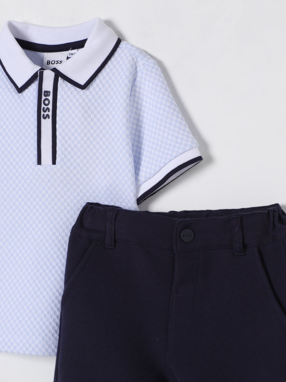 Boss Jumpsuit Kids Gnawed Blue