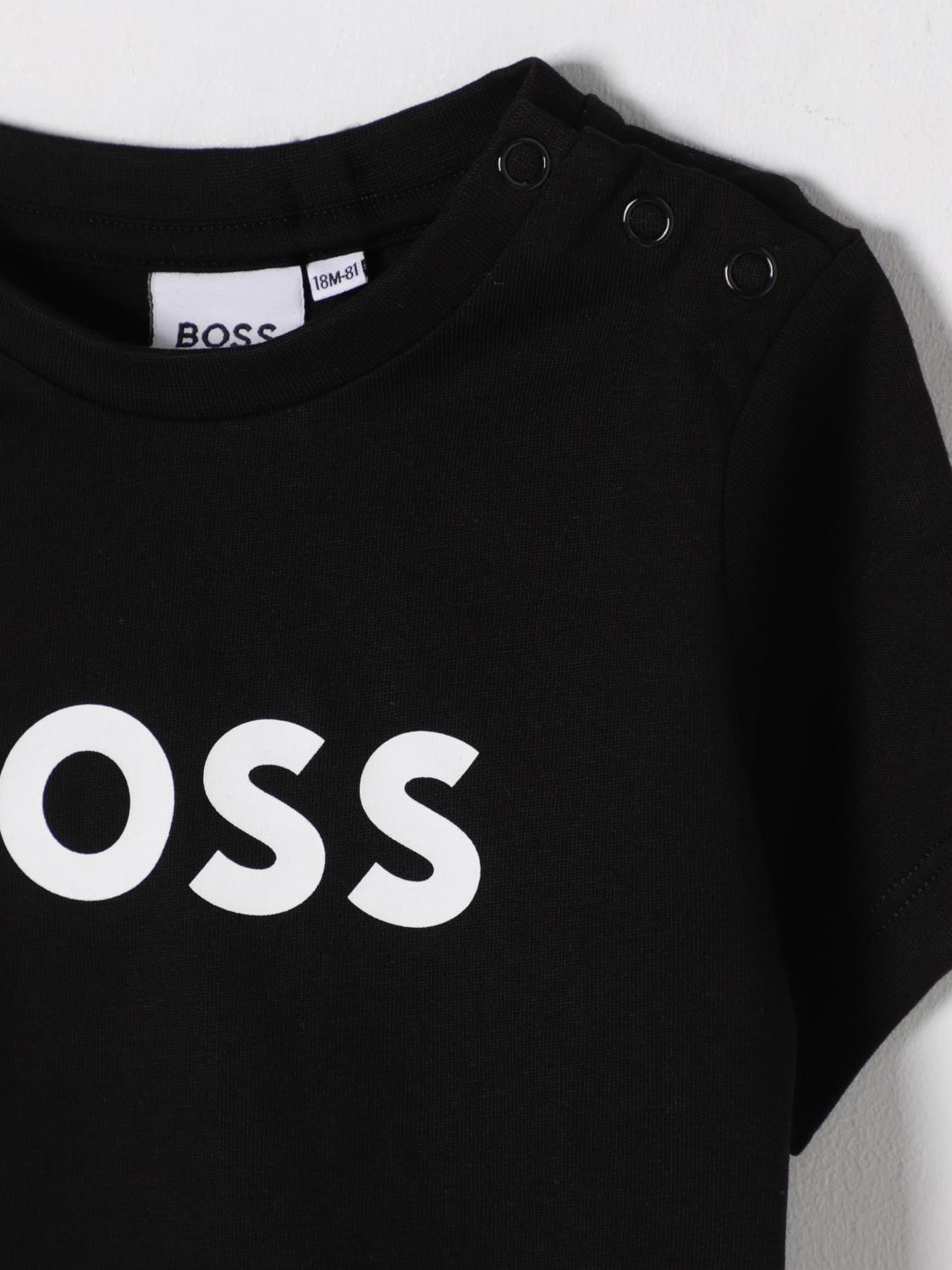 Boss T Shirt Kids Black