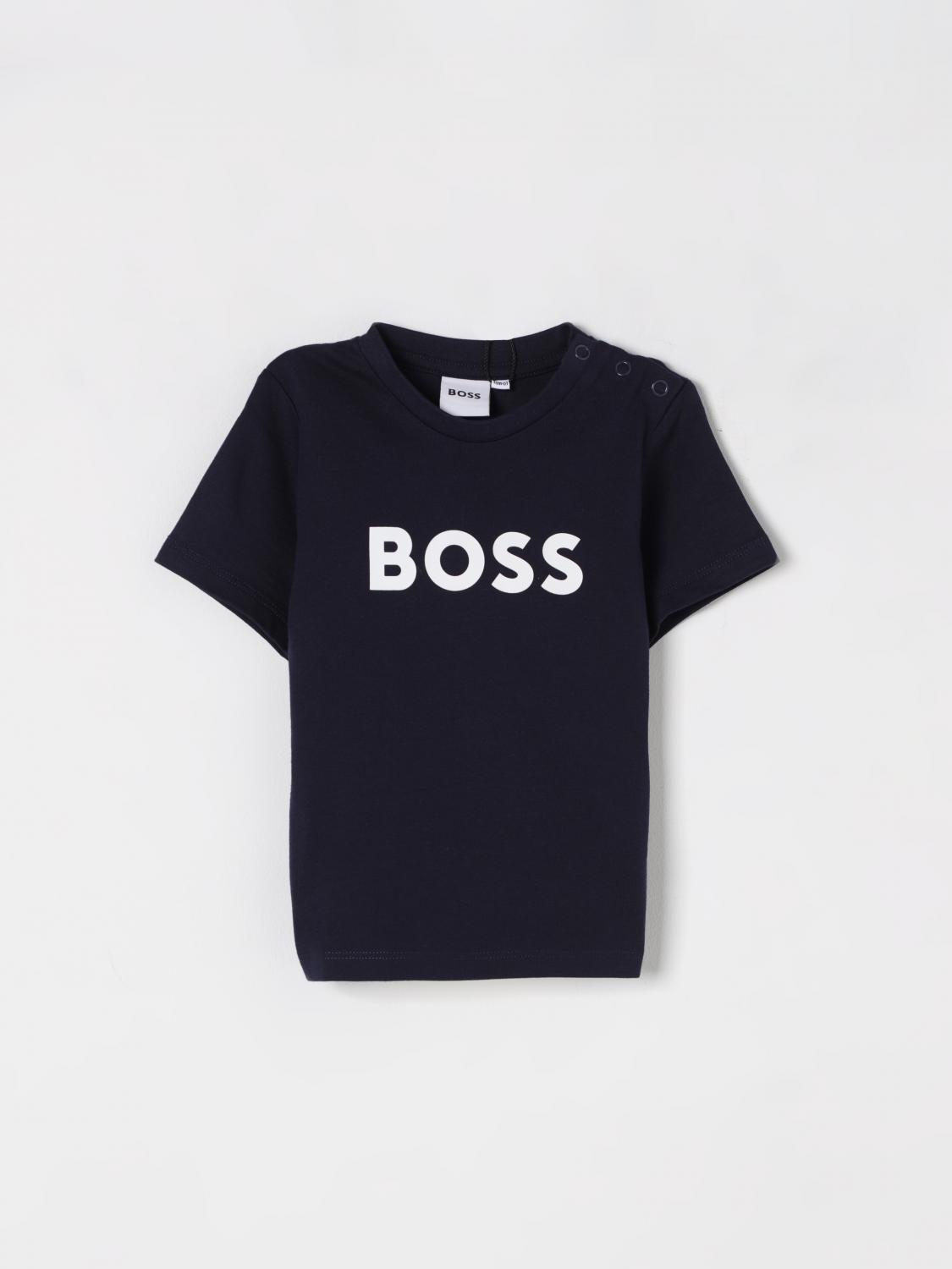 Boss T Shirt Kids Black