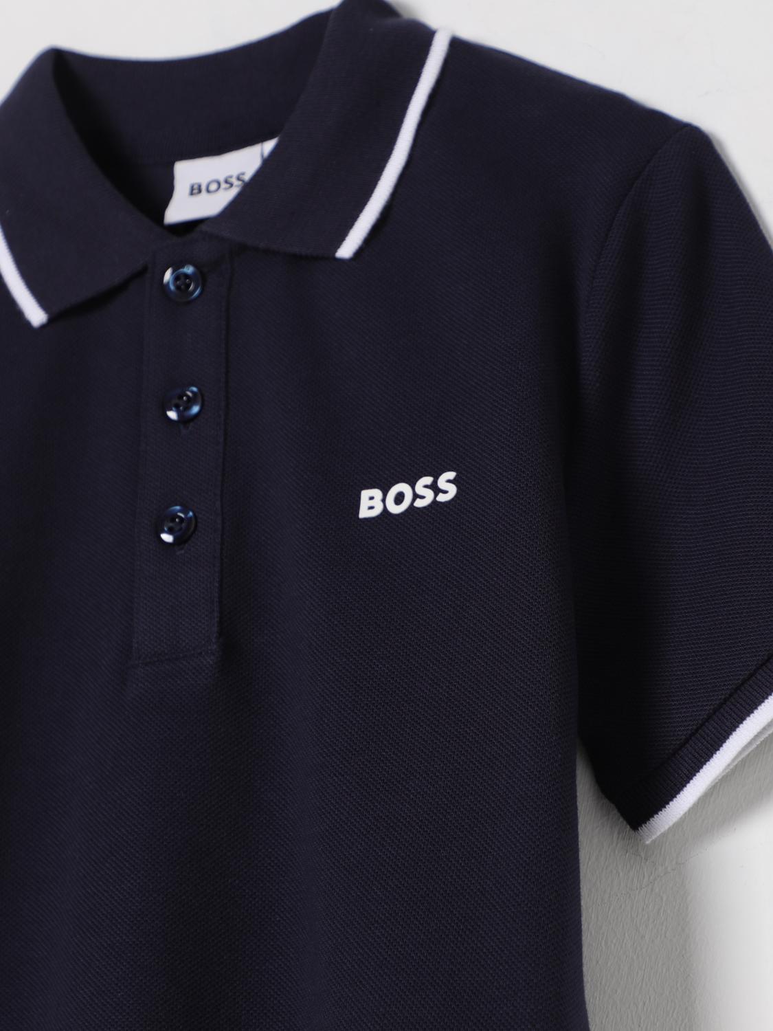 Boss Polo Shirt Kids Navy