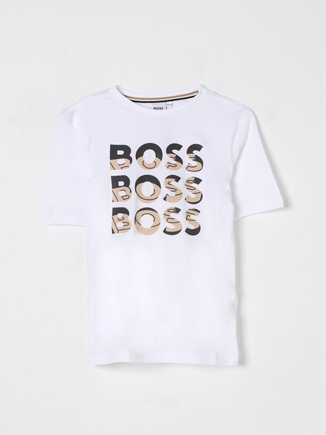 Boss T Shirt Kids Blue