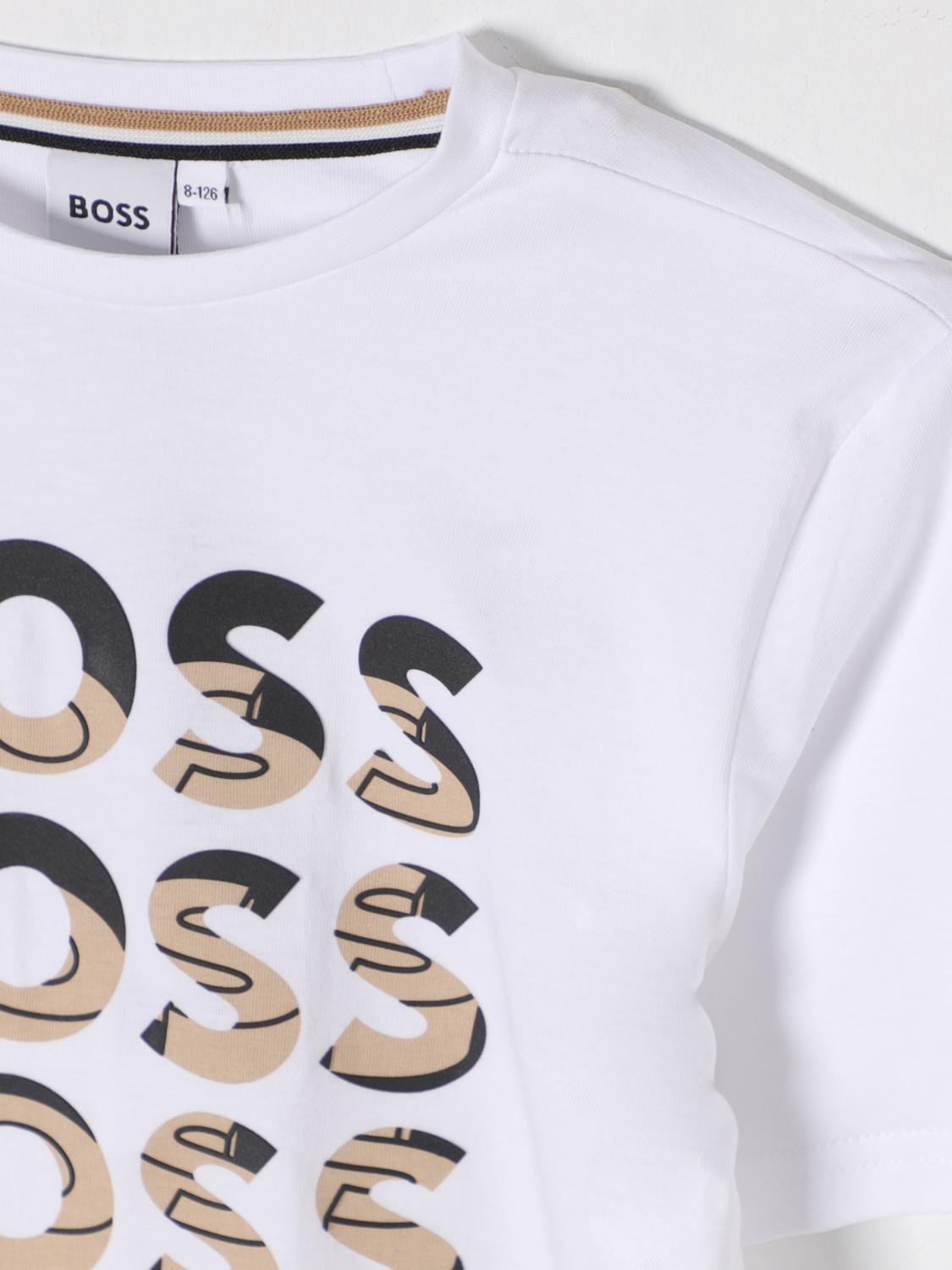 Boss T Shirt Kids Blue