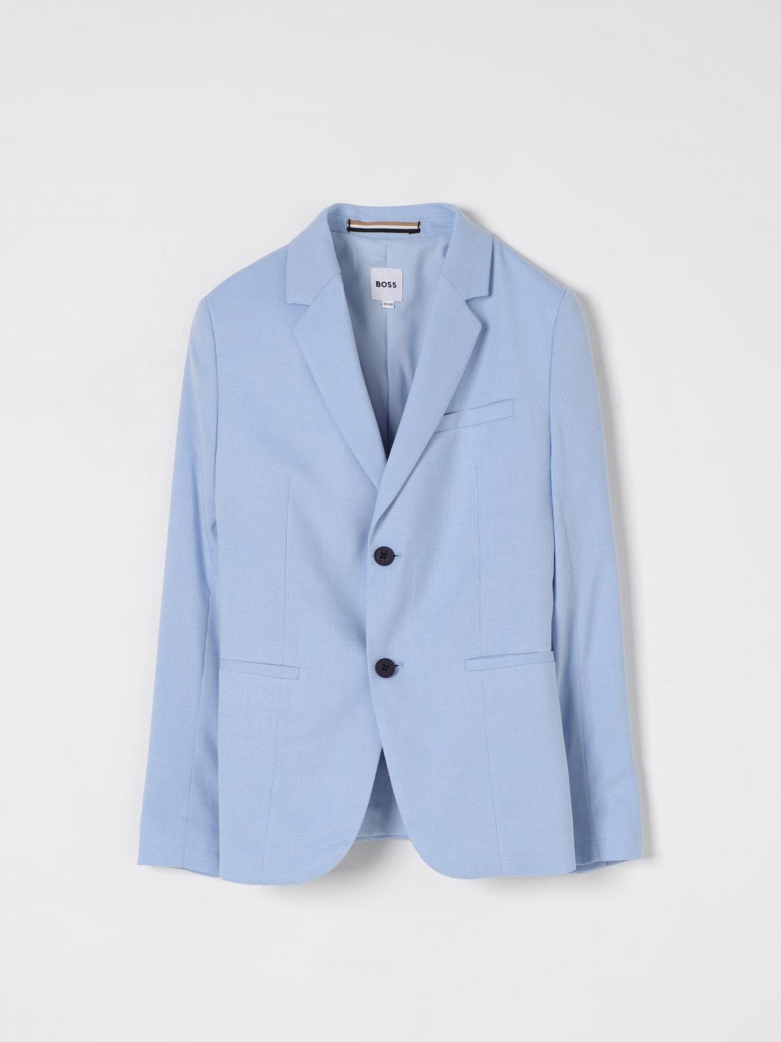 Boss Blazer Kids Gnawed Blue