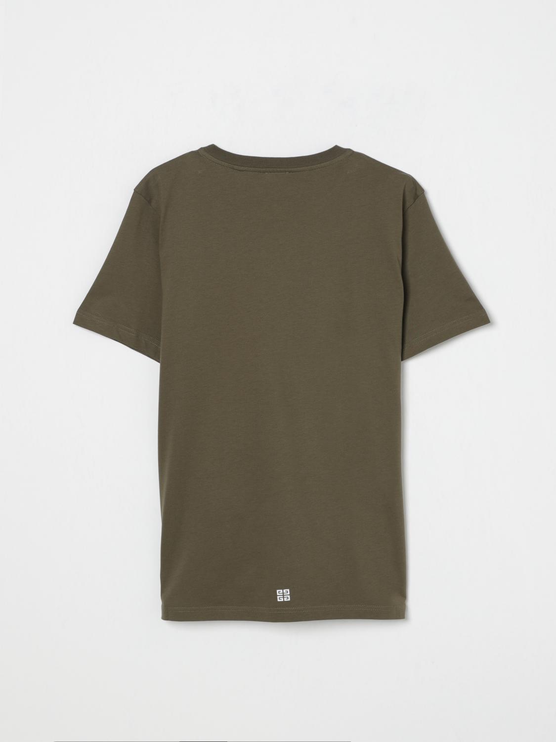 Givenchy T Shirt Kids Kaki