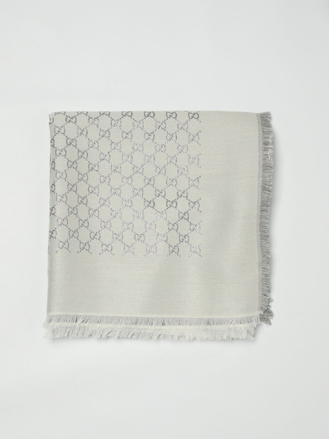 Gucci Neck Scarf Woman White