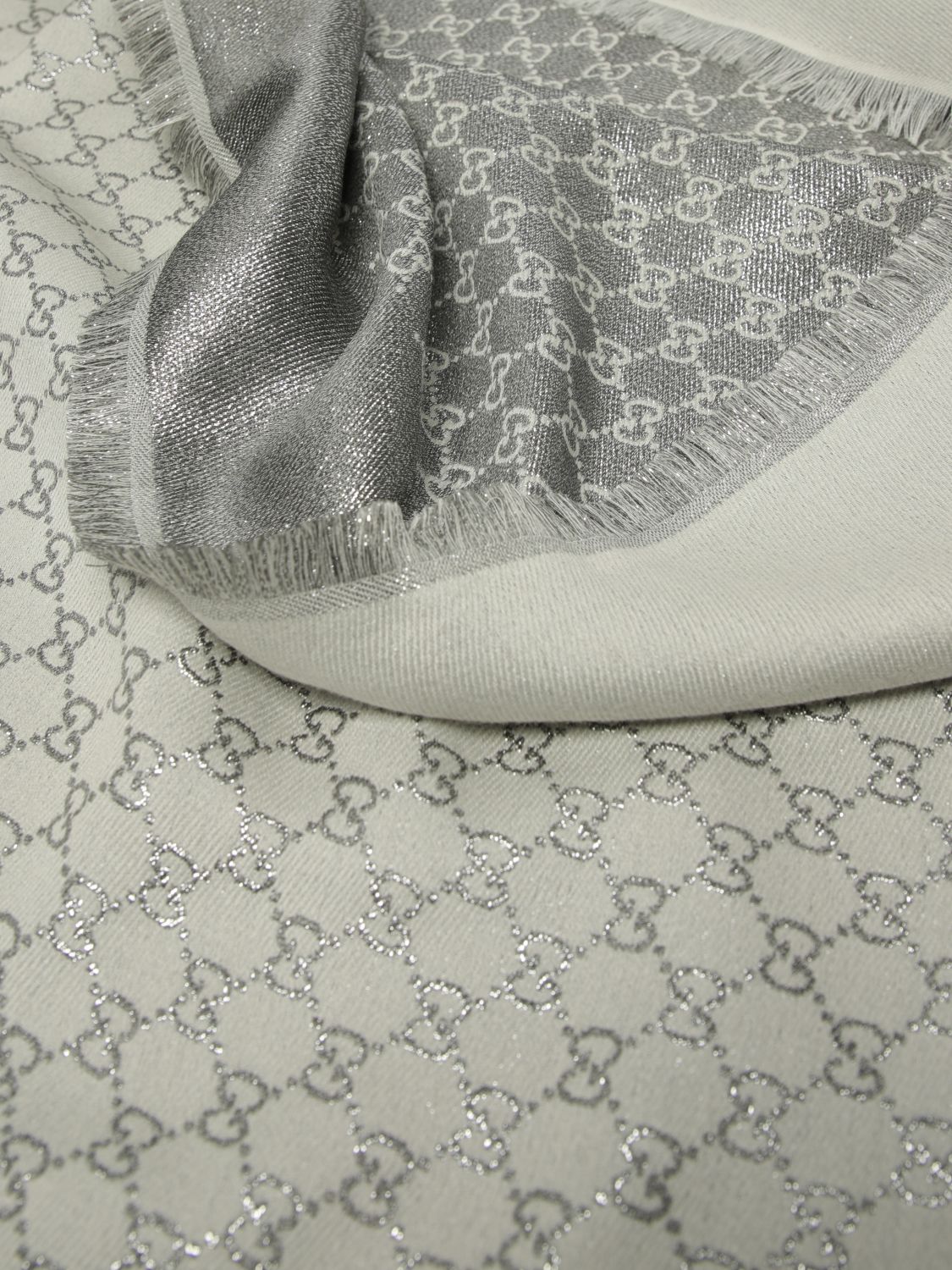 Gucci Neck Scarf Woman White
