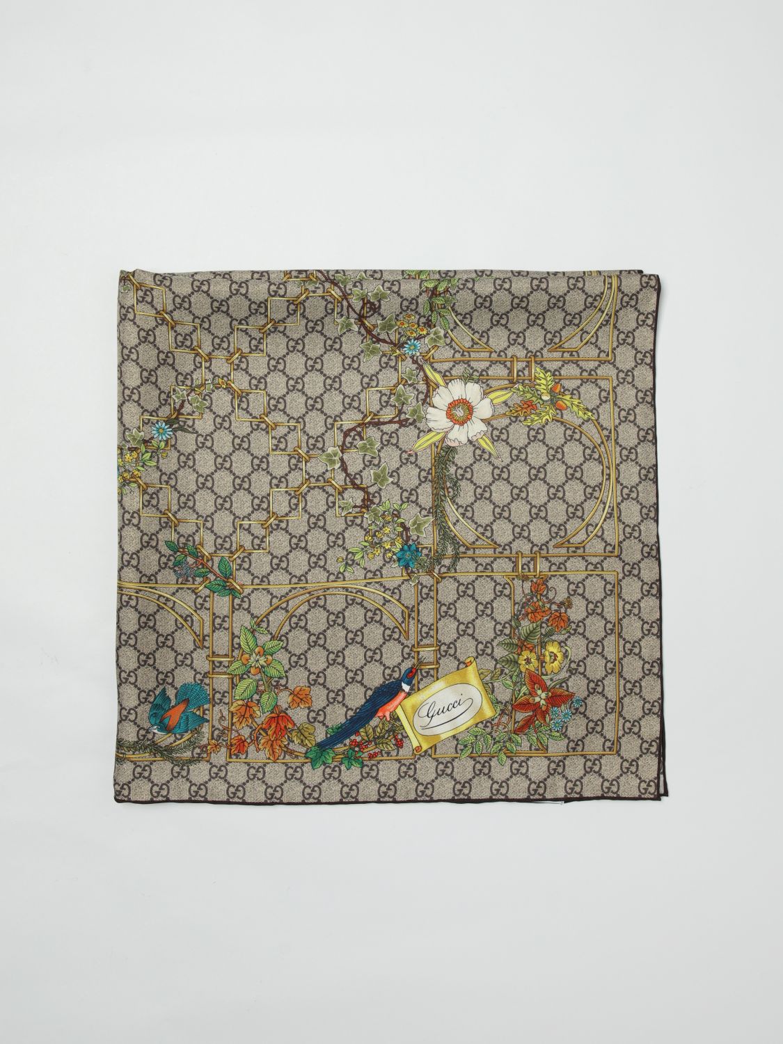 Gucci Neck Scarf Woman Sand