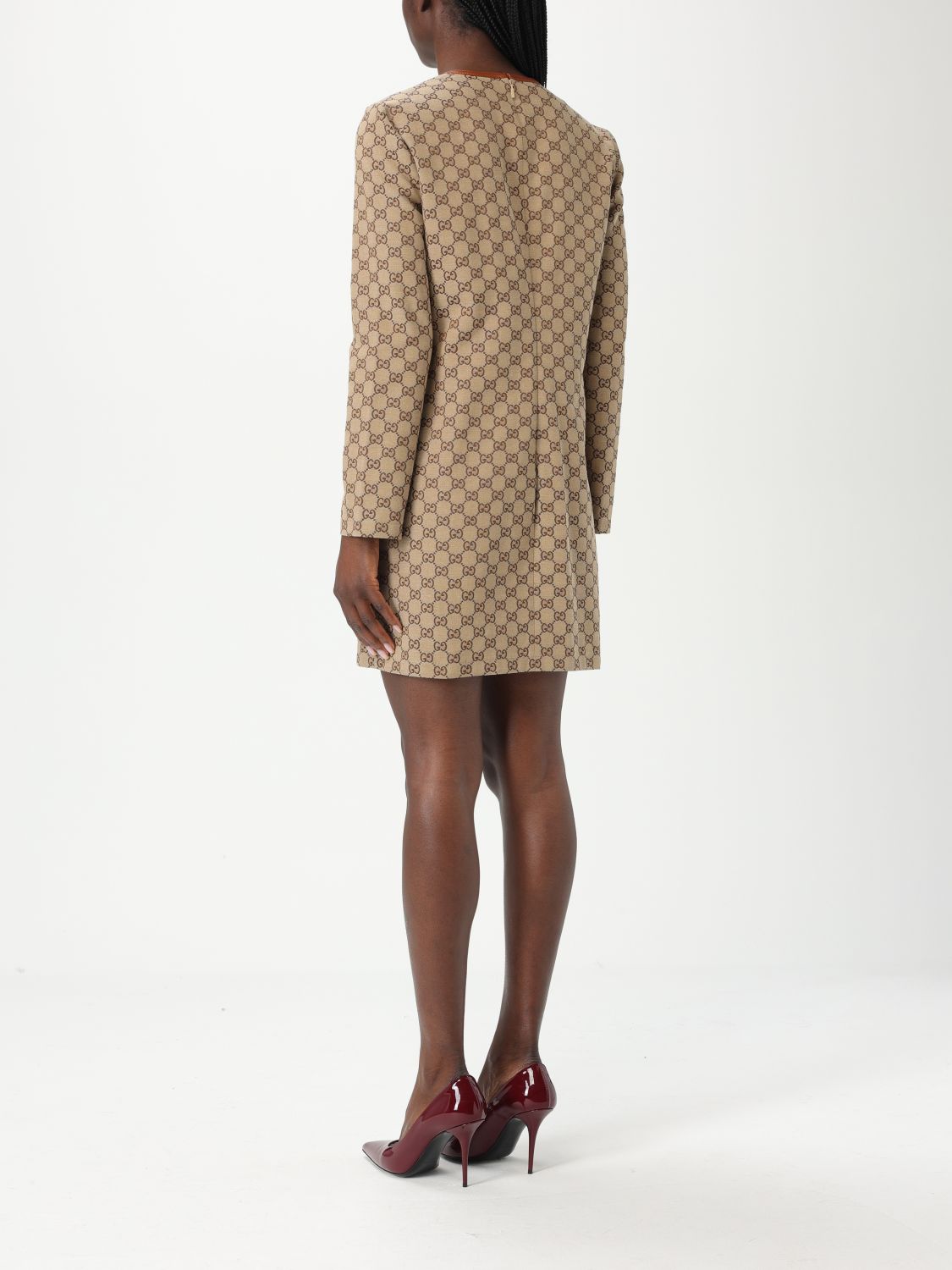 Gucci Dress Woman Camel