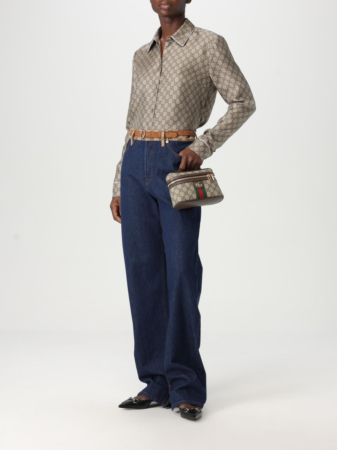 Gucci Shirt Woman Camel