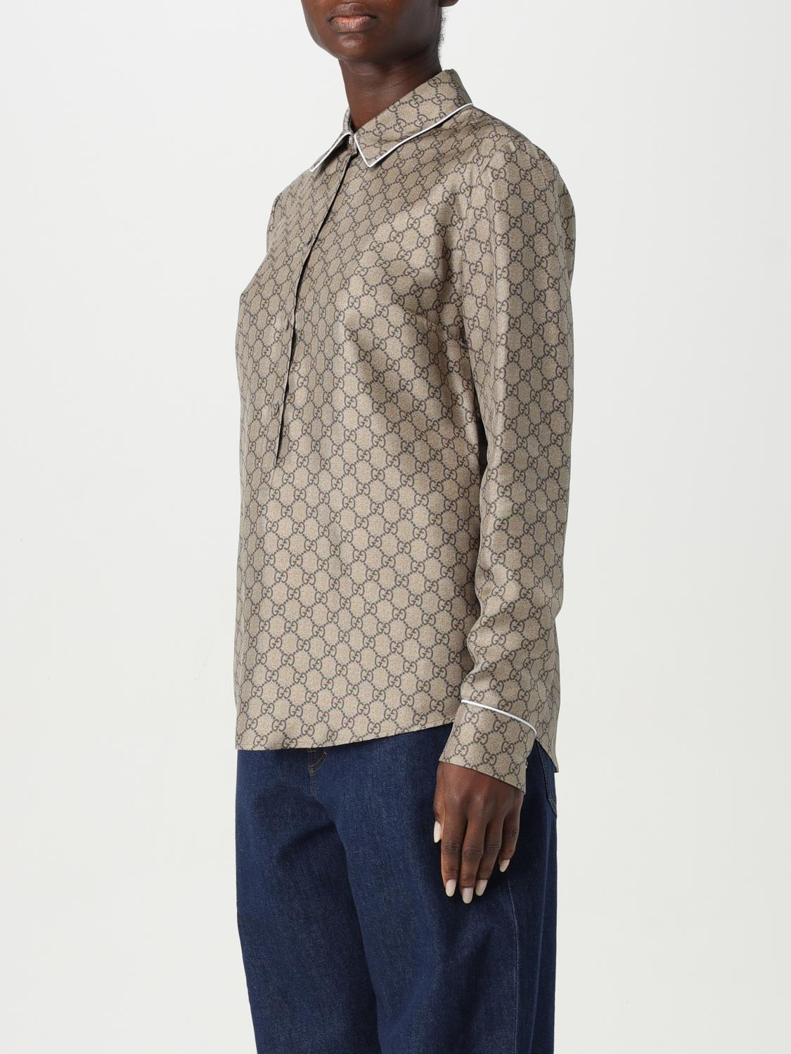 Gucci Shirt Woman Camel