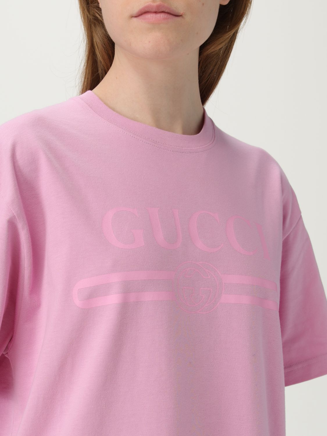 Gucci T Shirt Woman Pink