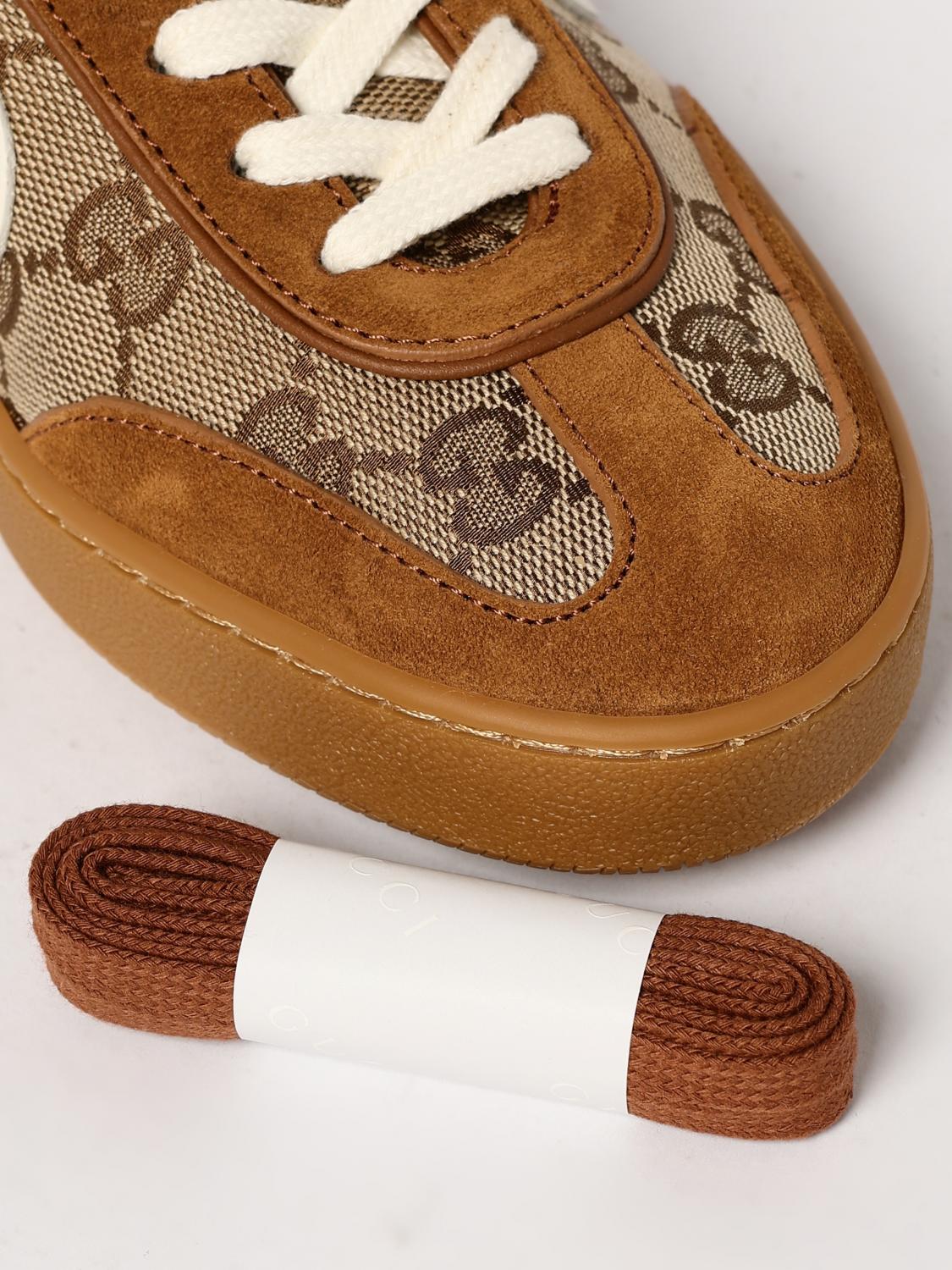 Gucci Sneakers Woman Camel