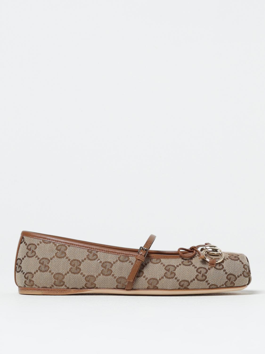 Gucci Ballet Flats Woman Beige