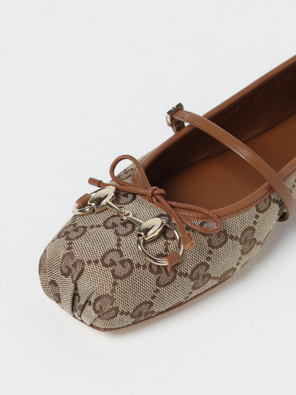 Gucci Ballet Flats Woman Beige