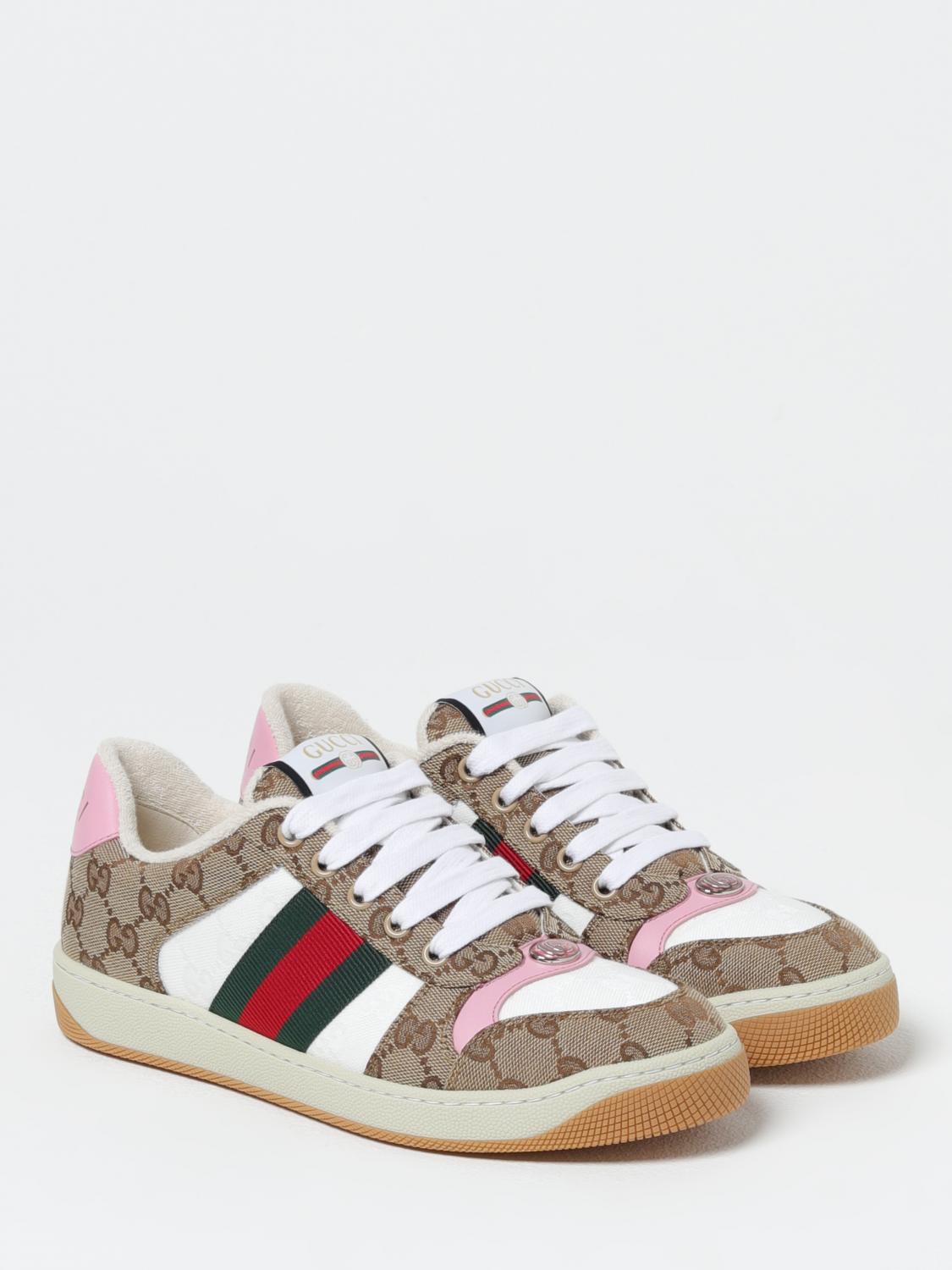 Gucci Sneakers Woman Beige