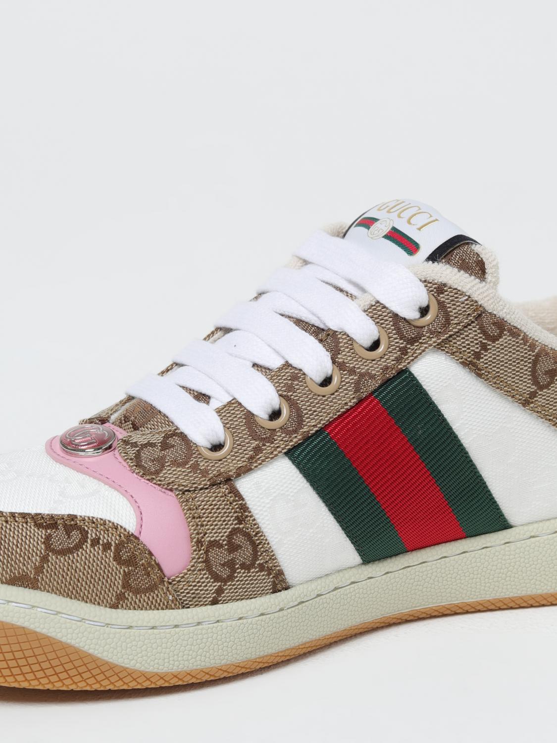 Gucci Sneakers Woman Beige