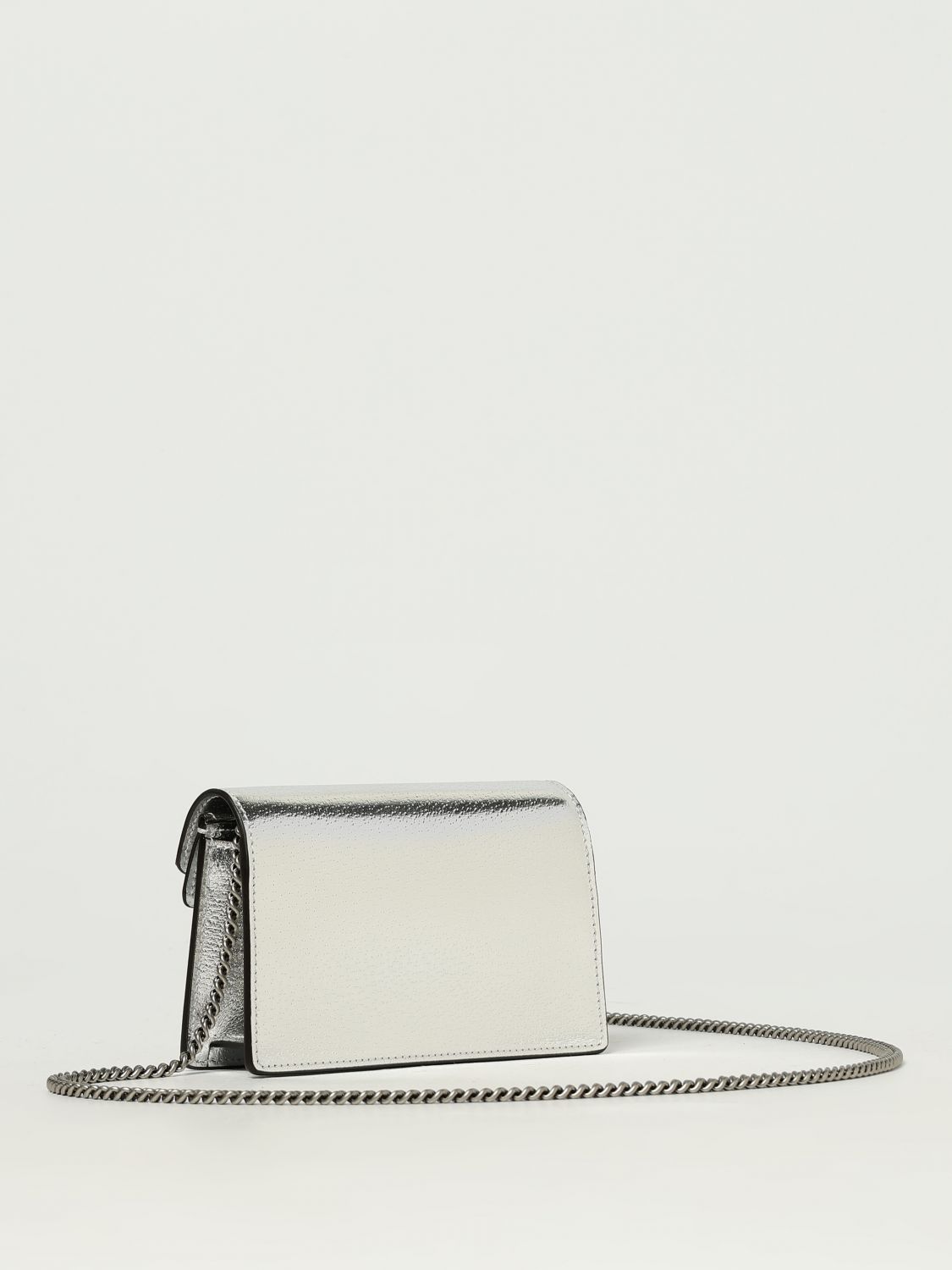 Gucci Shoulder Bag Woman Silver