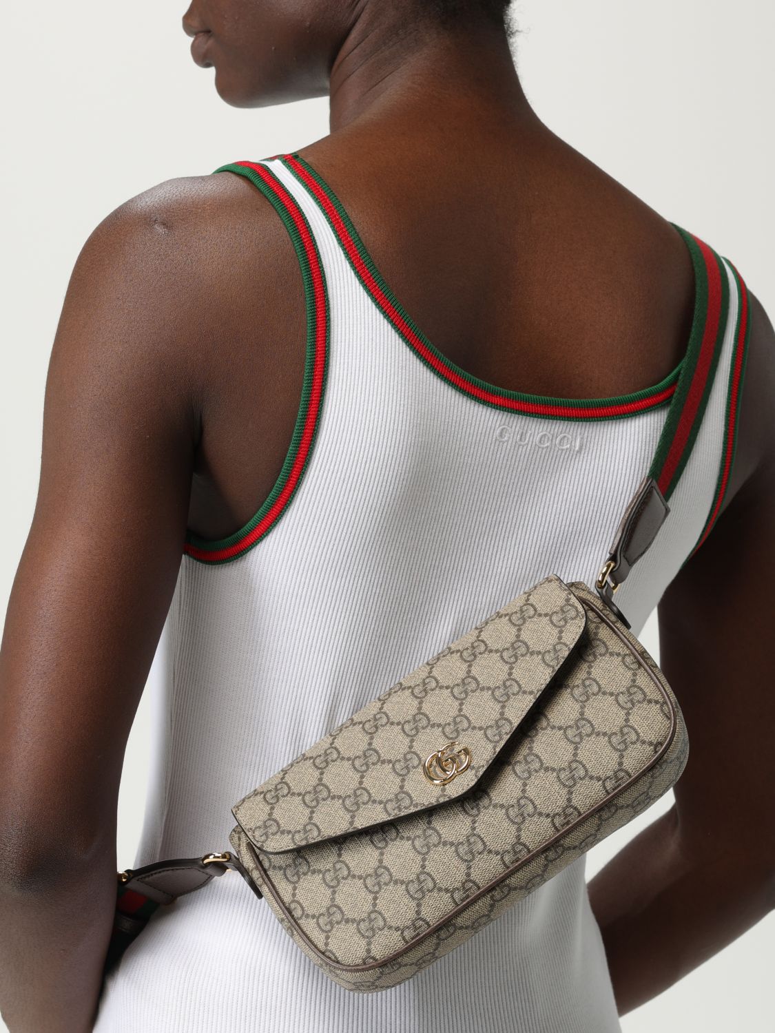 Gucci Shoulder Bag Woman Beige