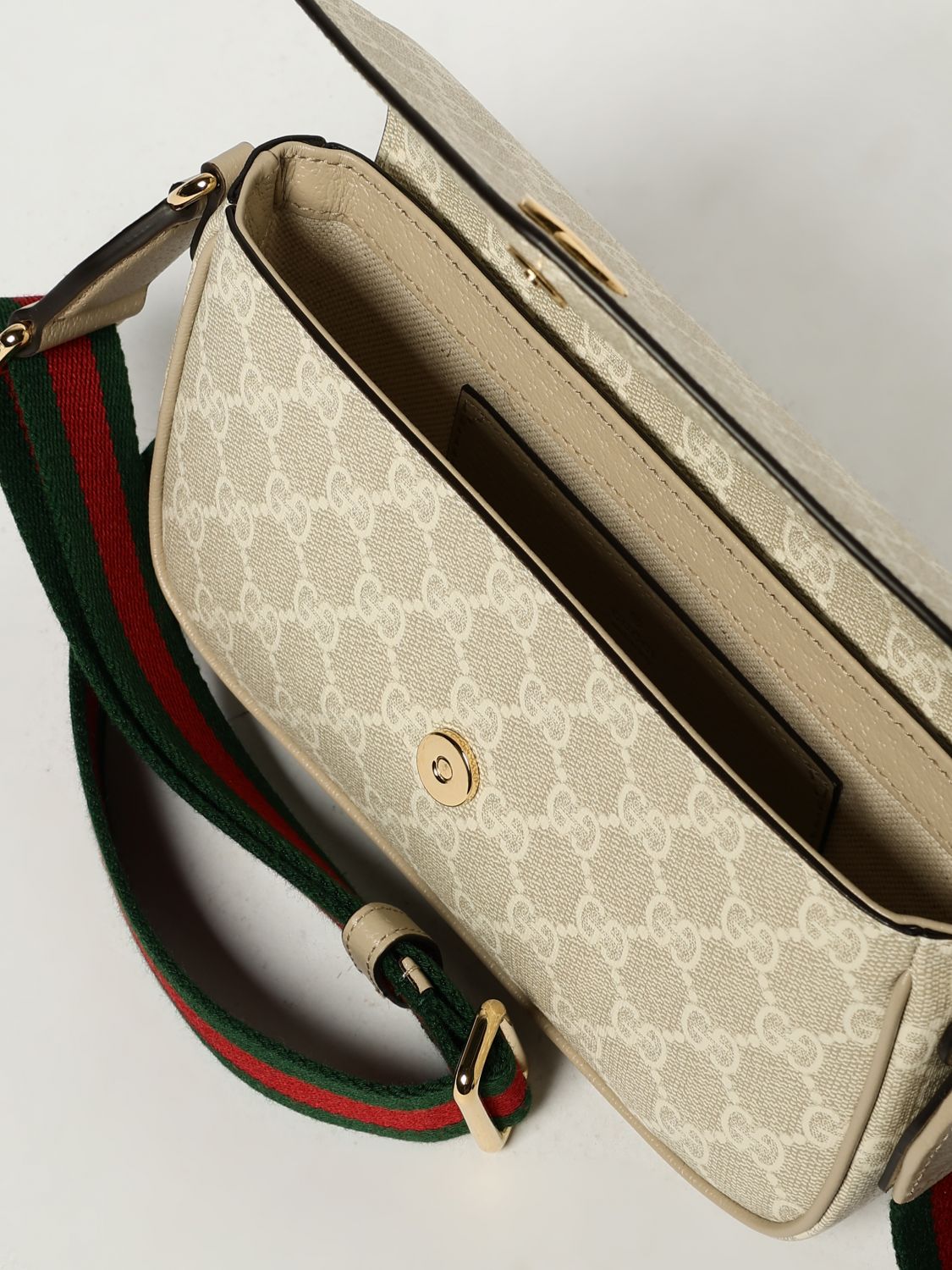 Gucci Shoulder Bag Woman Yellow Cream