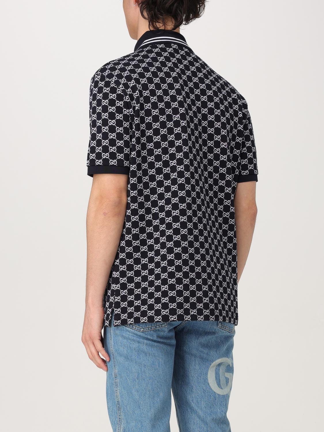 Gucci Polo Shirt Men Navy
