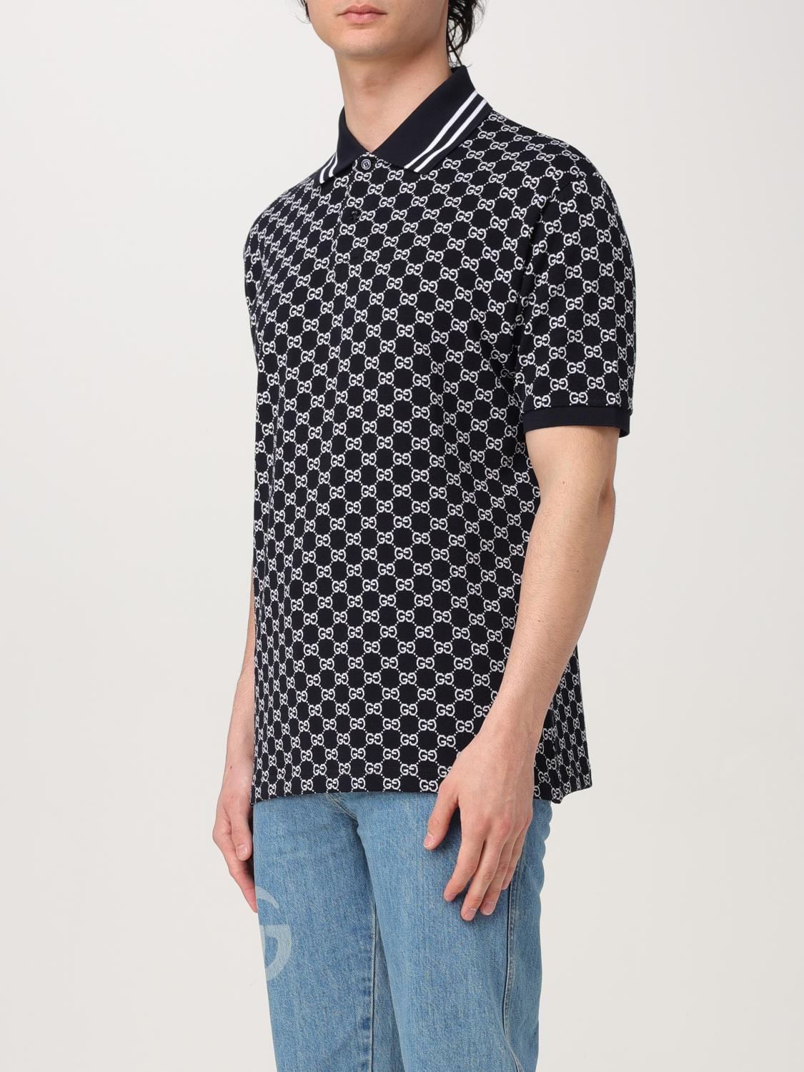 Gucci Polo Shirt Men Navy