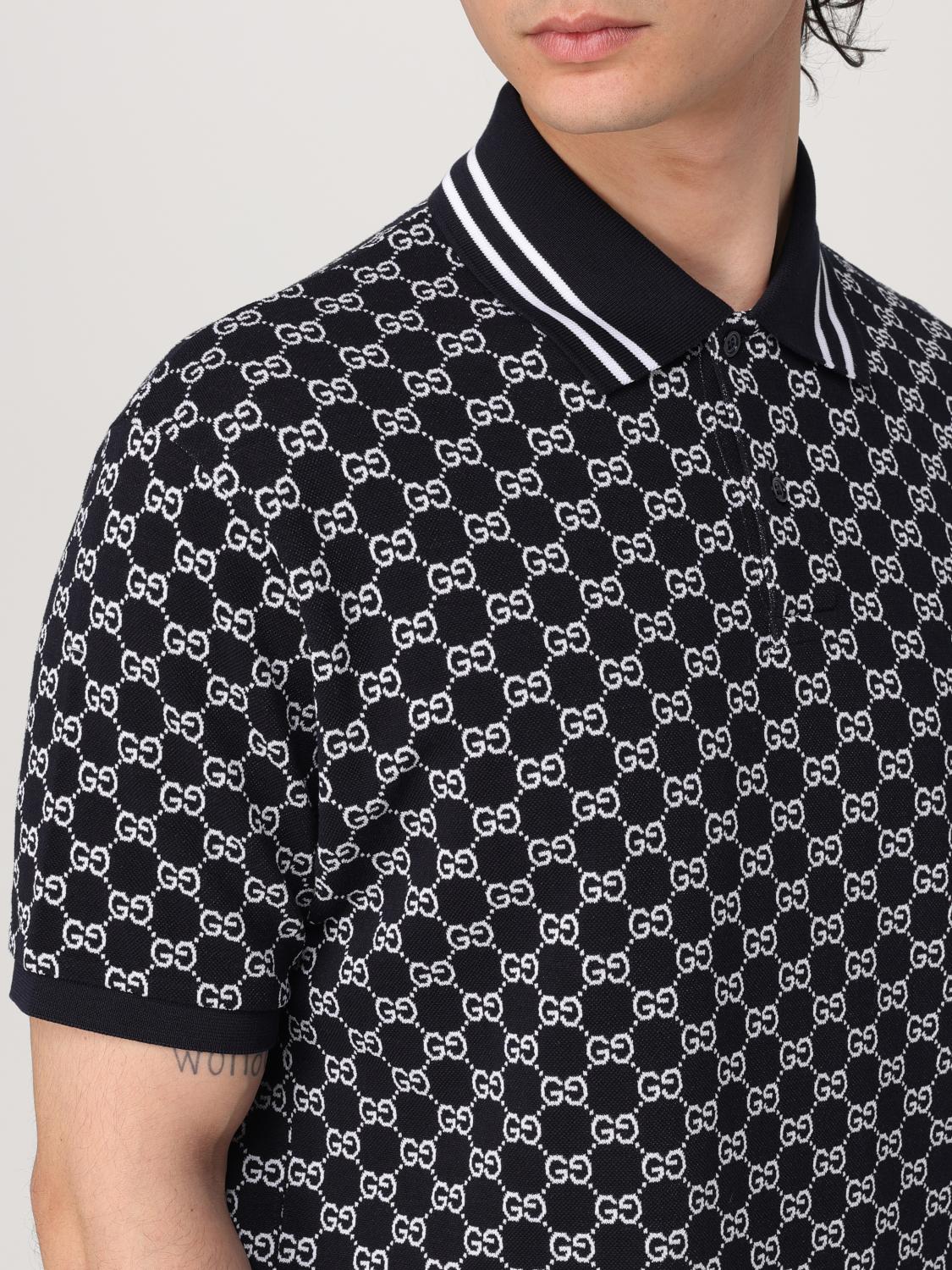 Gucci Polo Shirt Men Navy