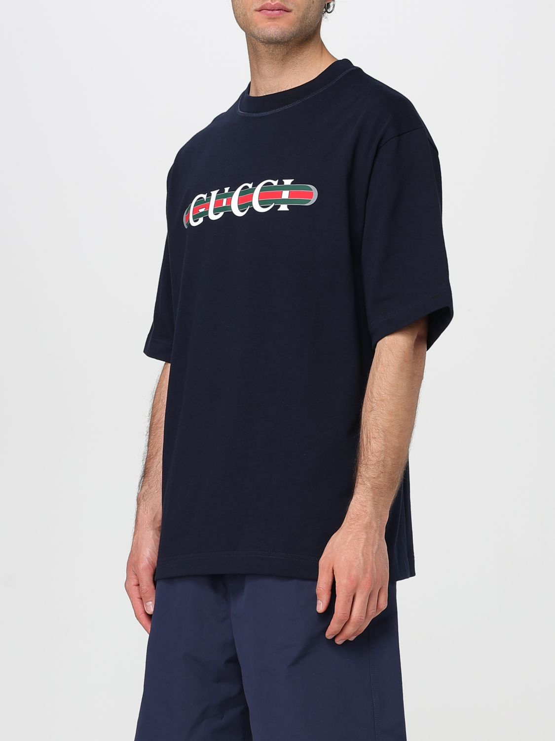 Gucci T Shirt Men Blue