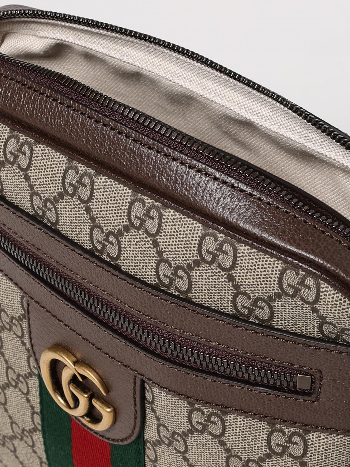 Gucci Shoulder Bag Men Beige