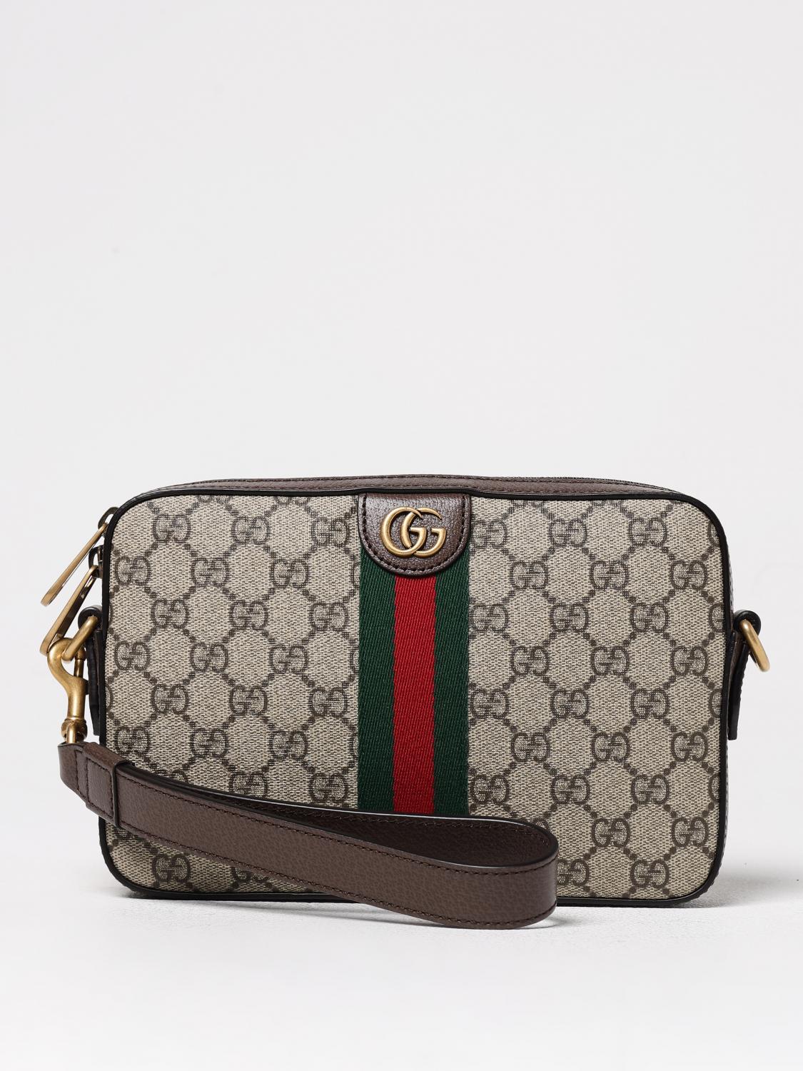Gucci Shoulder Bag Men Beige