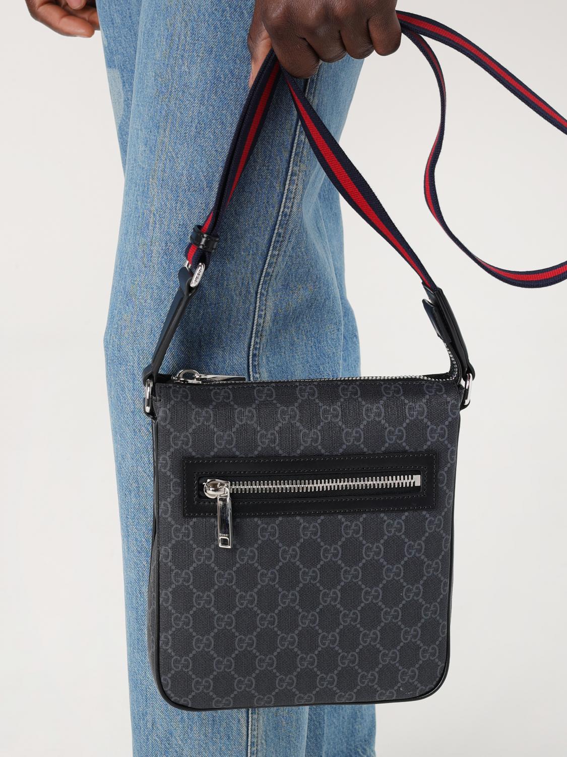 Gucci Shoulder Bag Men Black