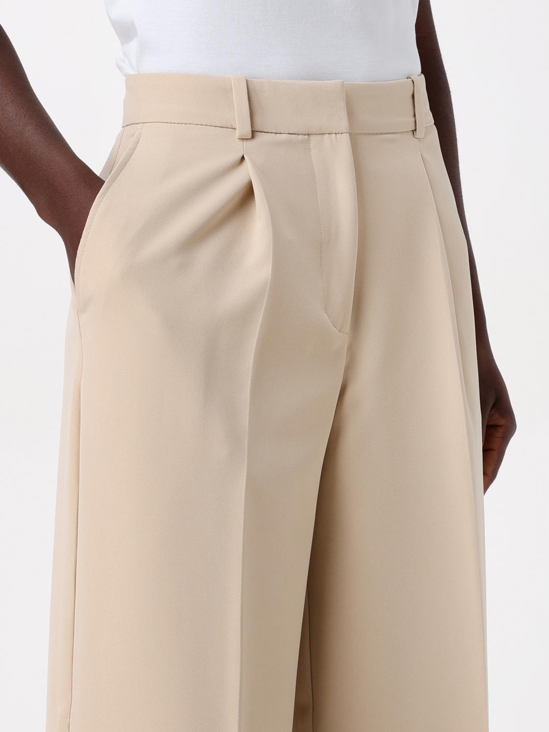 Boss Pants Woman Beige