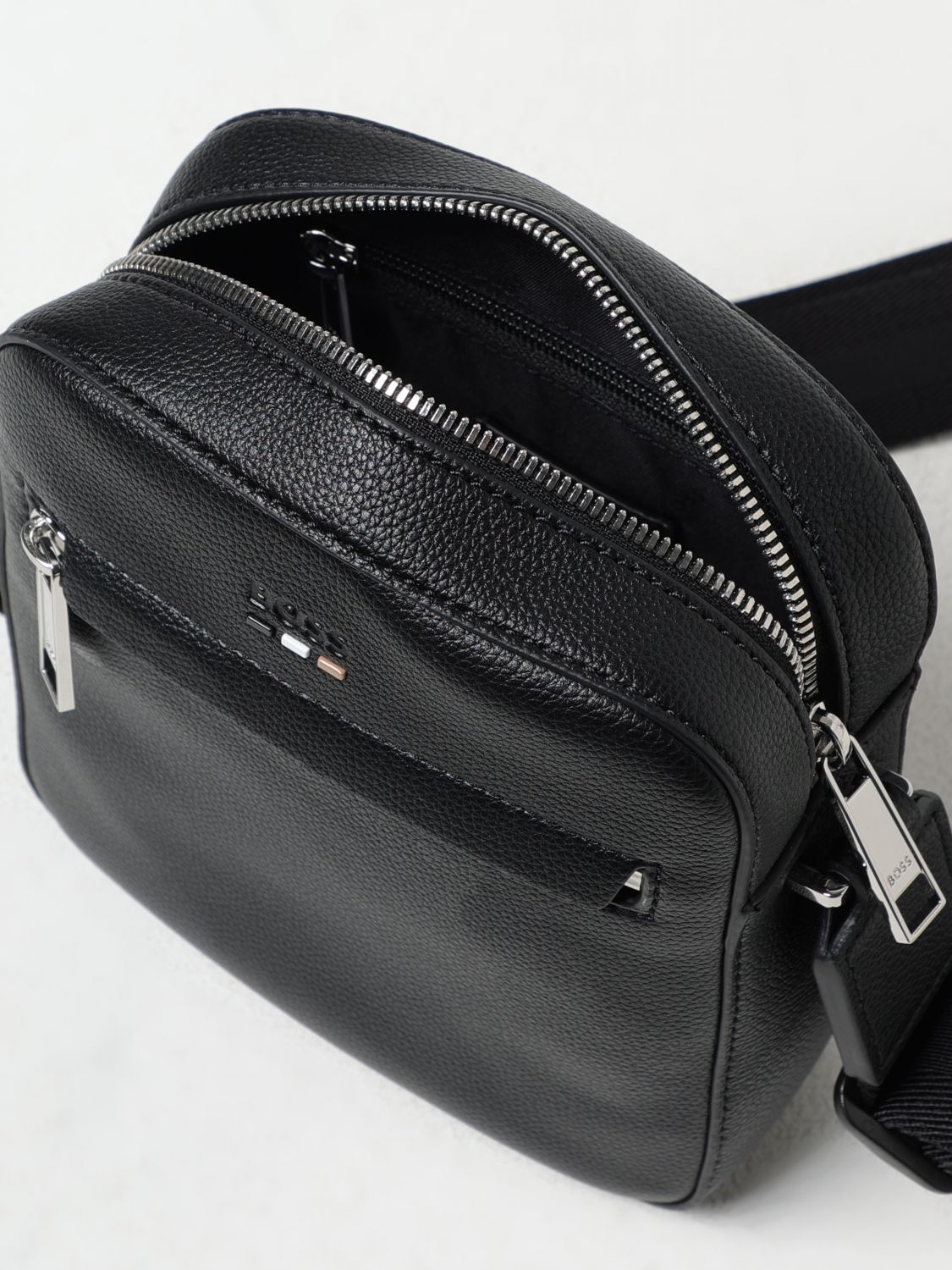 Boss Shoulder Bag Men Charcoal