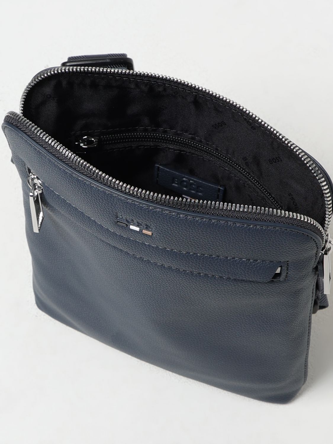 Boss Shoulder Bag Men Gnawed Blue