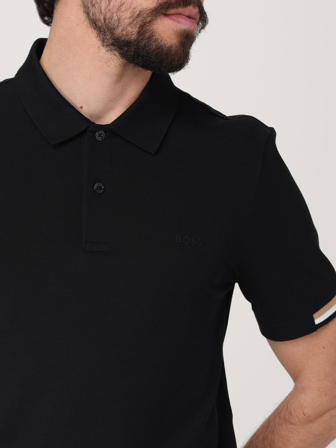 Boss Polo Shirt Men Black