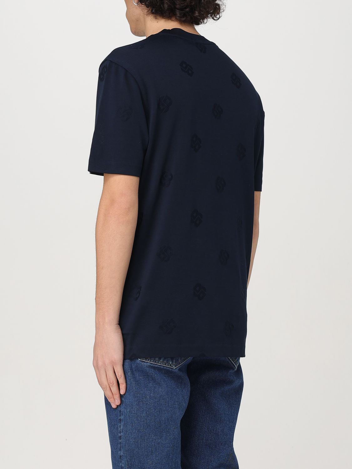 Boss T Shirt Men Blue