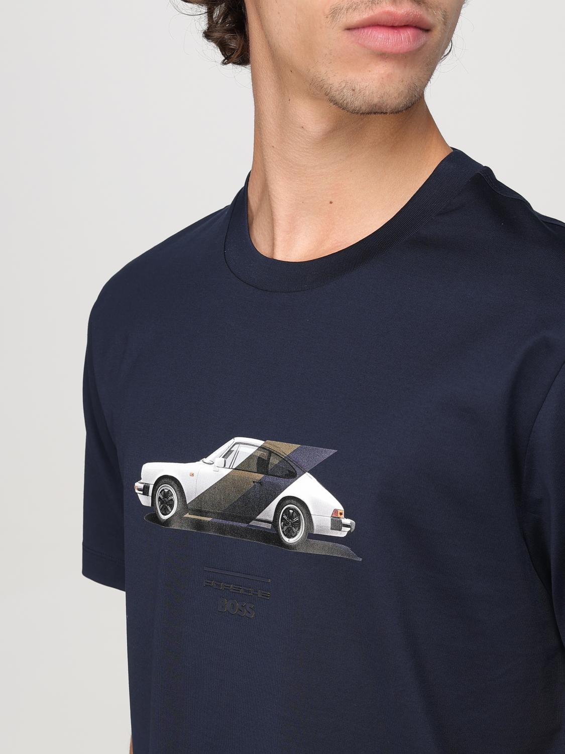 Boss T Shirt Men Blue