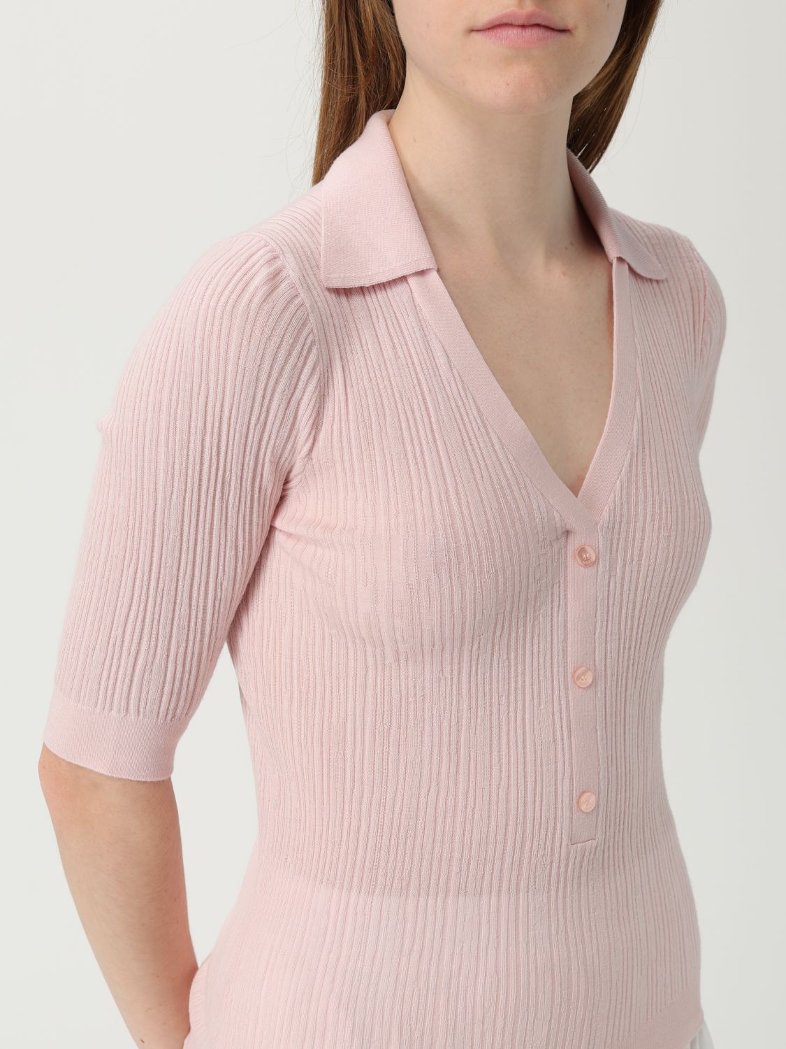 Boss Polo Shirt Woman Pink