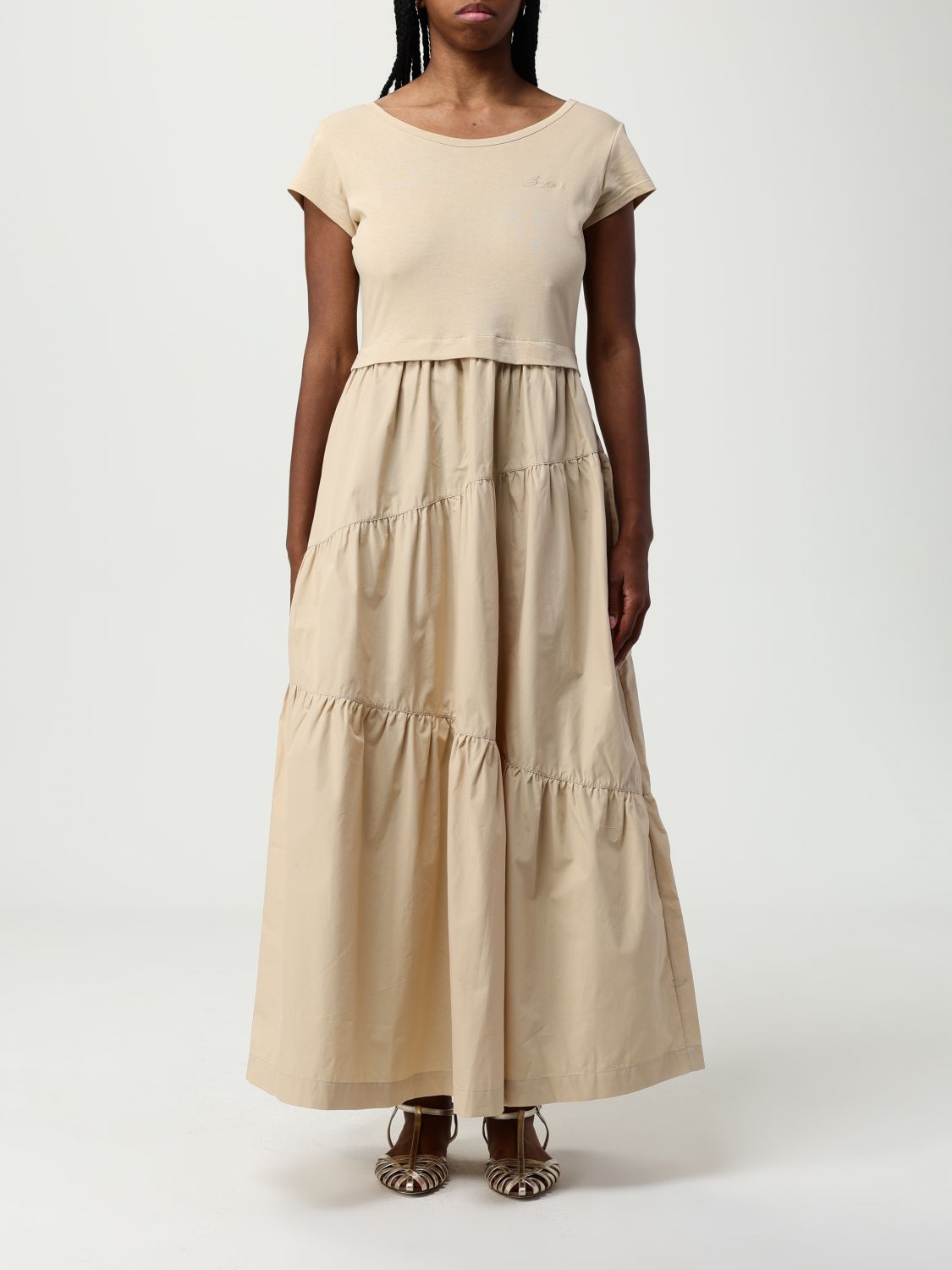 Boss Dress Woman Beige