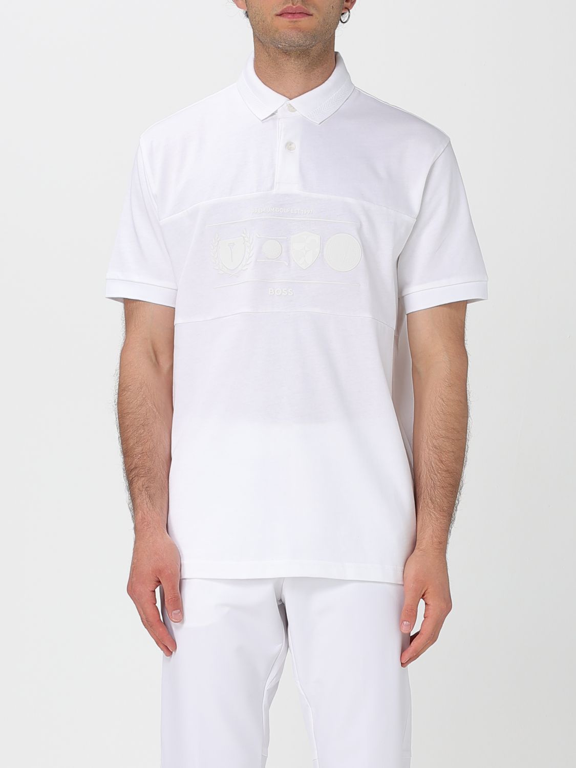 Boss Polo Shirt Men White