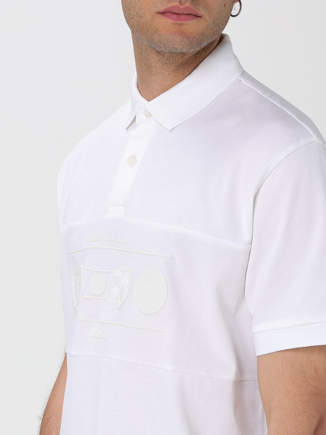 Boss Polo Shirt Men White