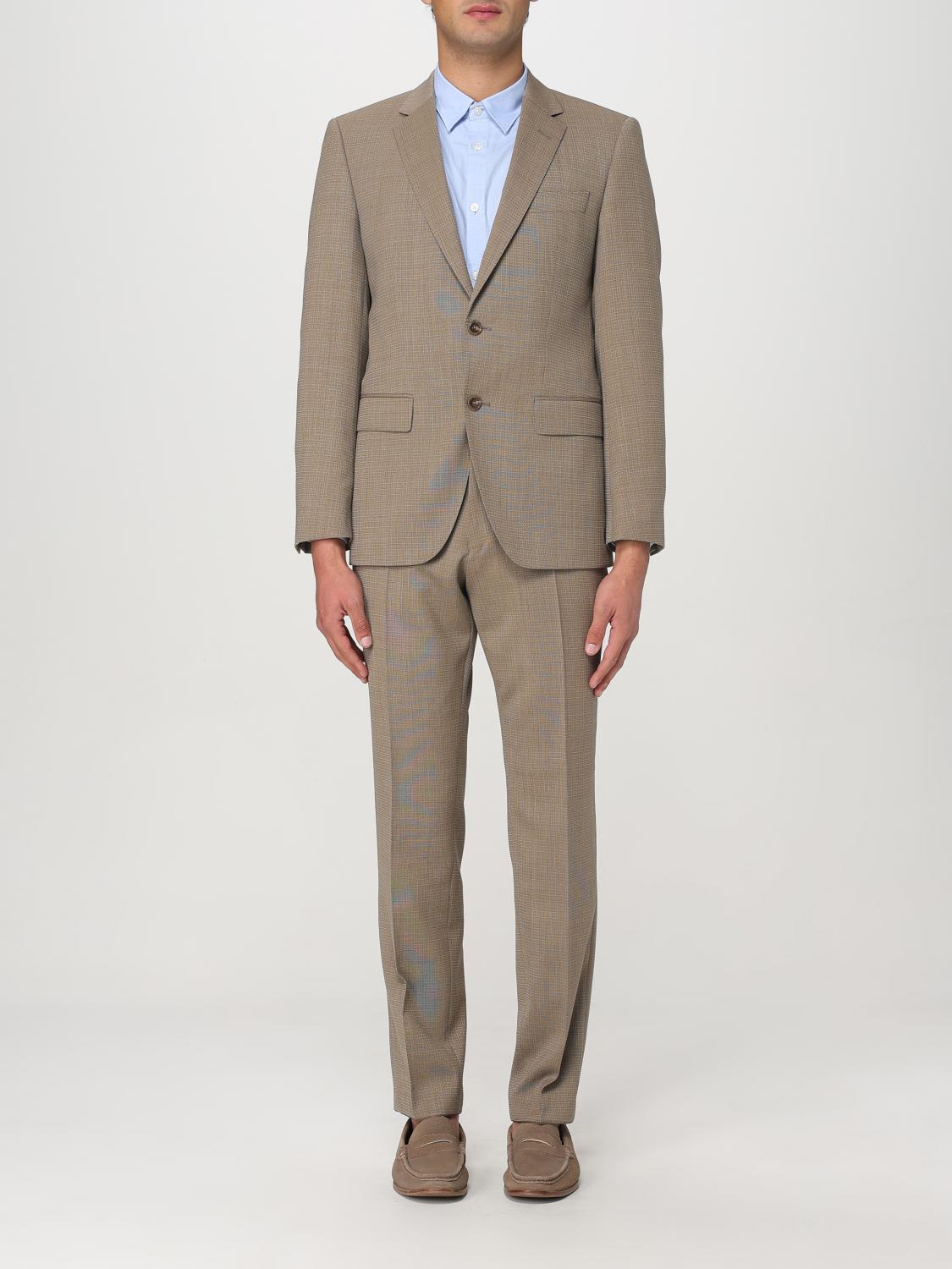 Boss Suit Men Beige