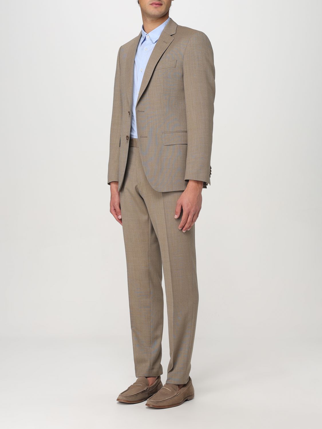 Boss Suit Men Beige