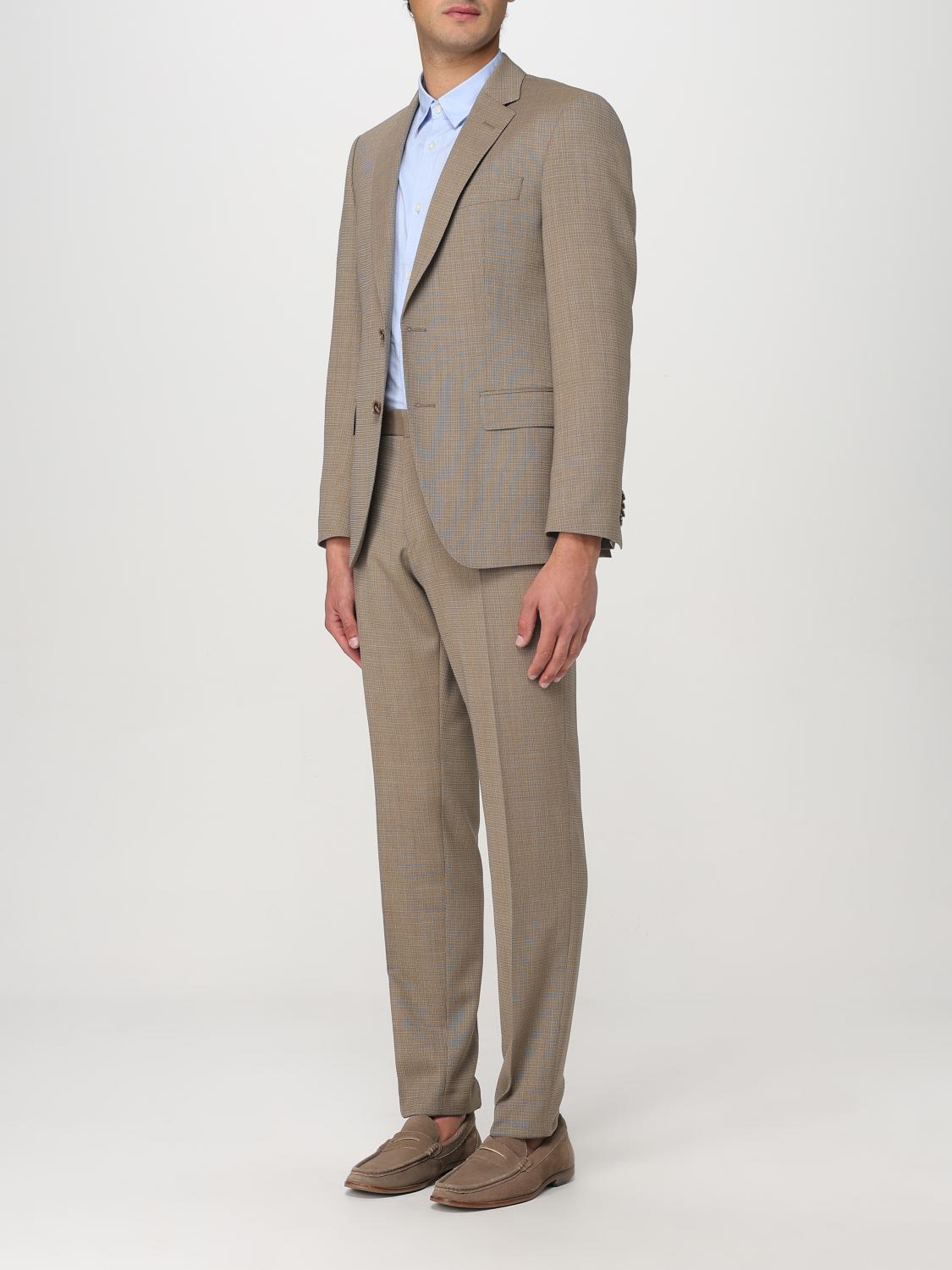 Boss Suit Men Beige