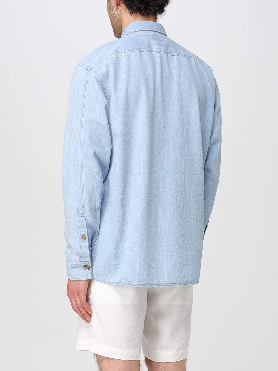 Boss Shirt Men Stone Washed