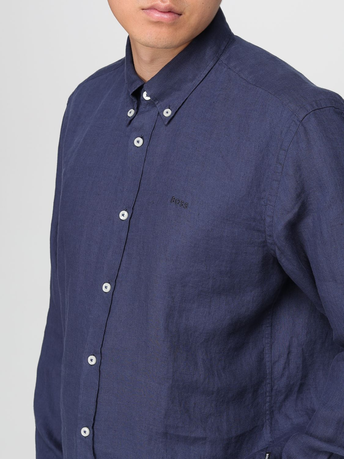 Boss Shirt Men Beige
