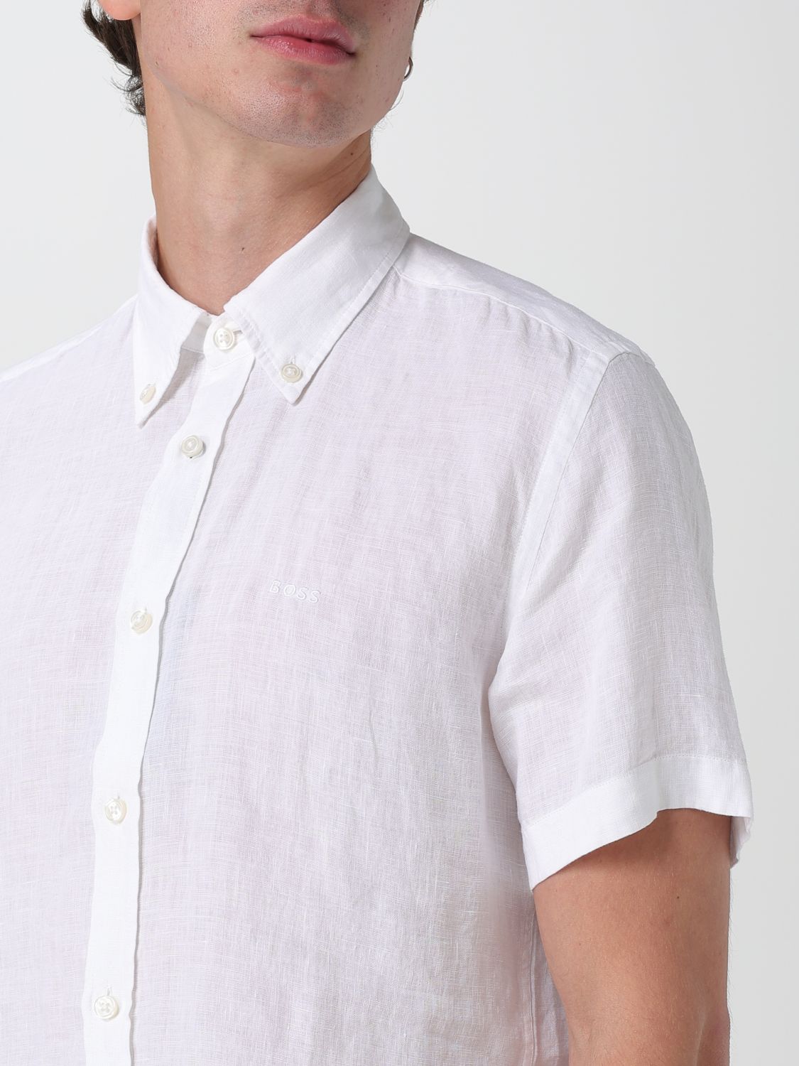 Boss Shirt Men Military