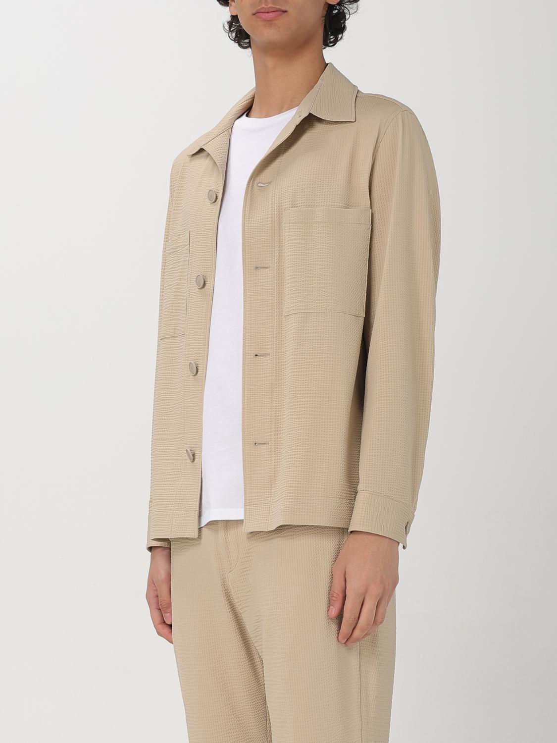 Boss Jacket Men Beige