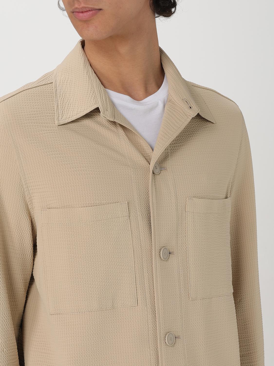 Boss Jacket Men Beige
