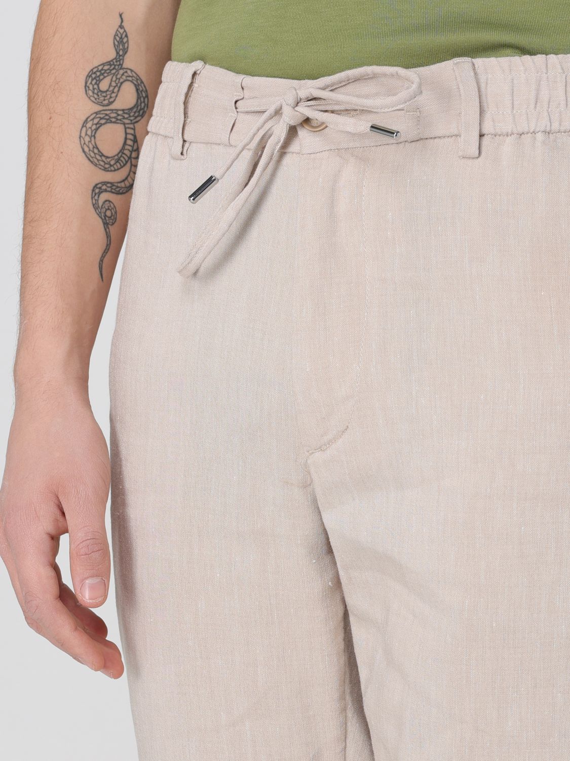 Boss Pants Men Beige